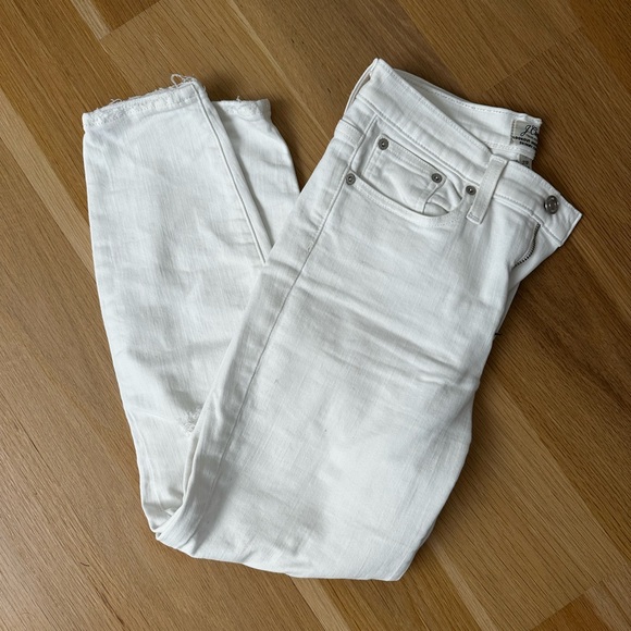 J.Crew High Rise White Jeans - Picture 2 of 3